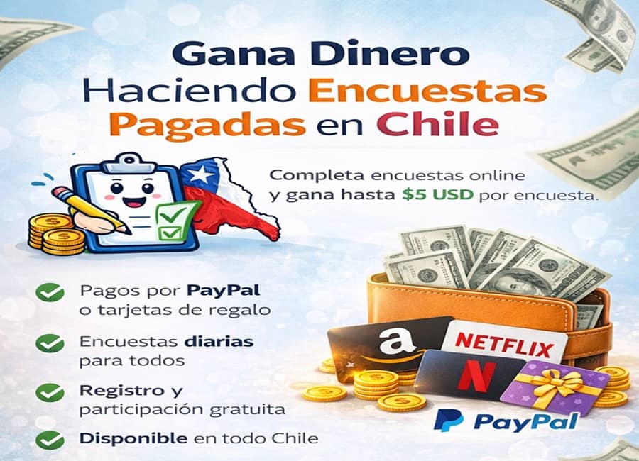 Encuestas pagadas en Chile